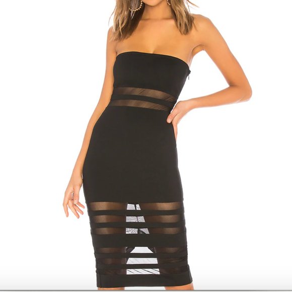 Superdown Magdalena Tube Mesh Dress - Picture 1 of 2